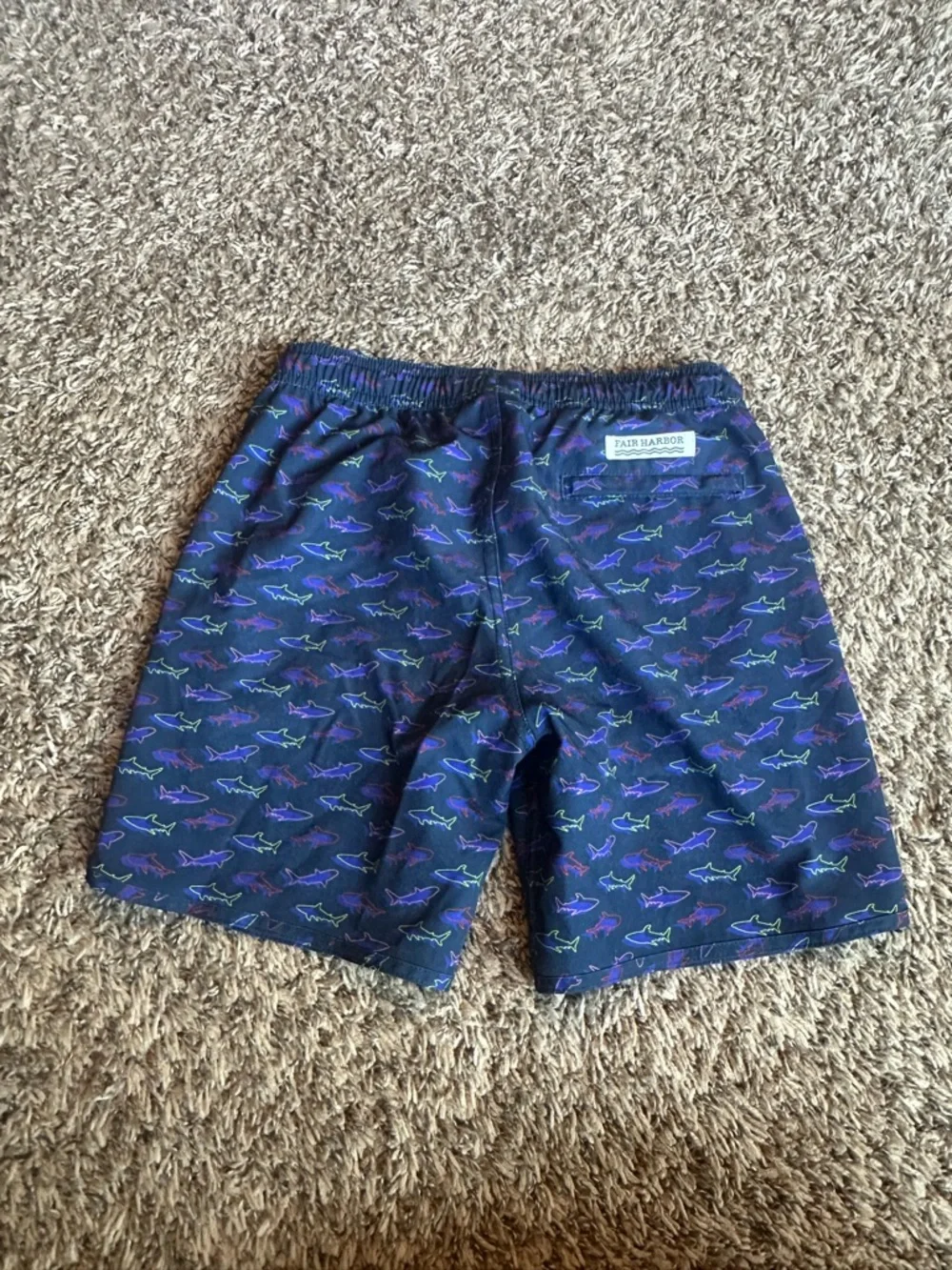 Kids Fair Harbor Anchor trunks-Shark print
